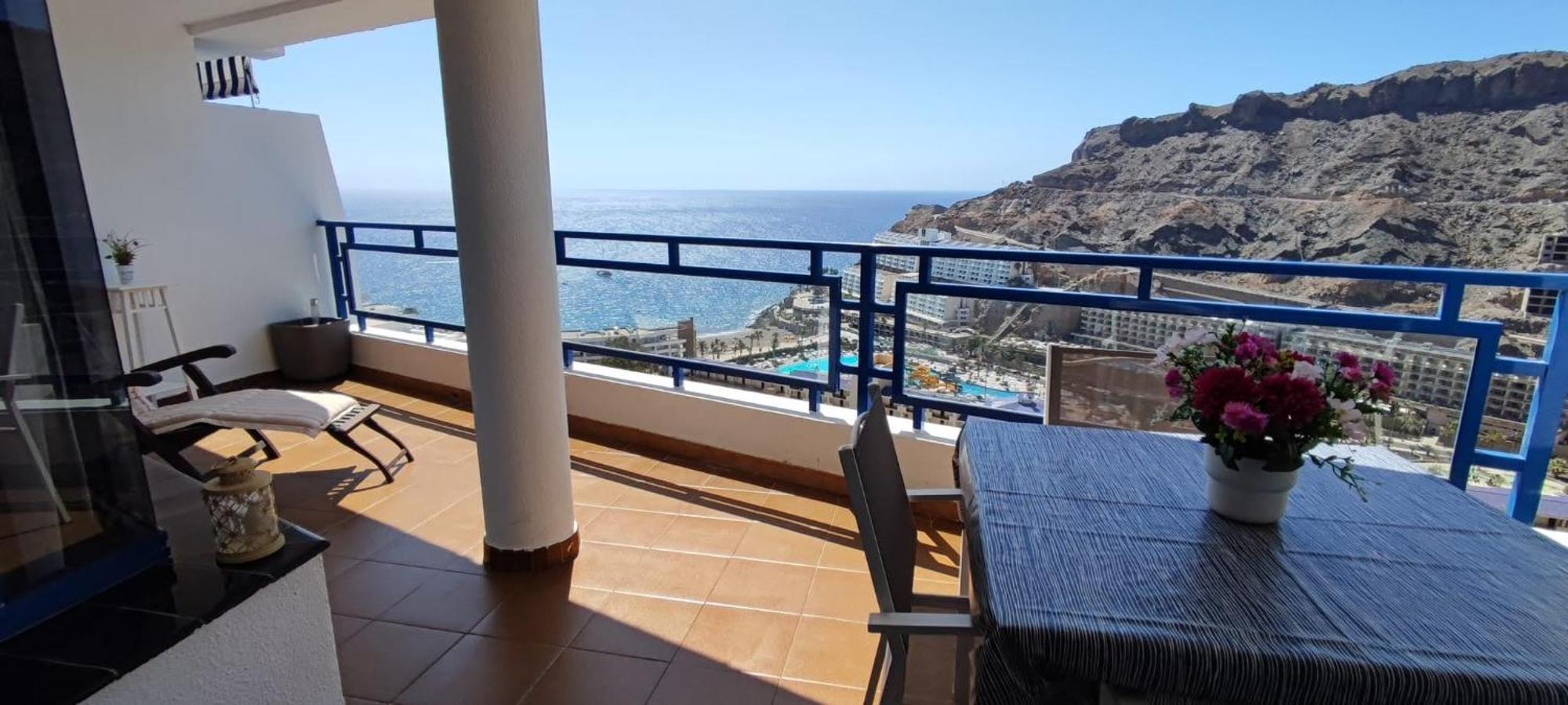 Ocean View Apartment In Taurito, Mogan - Top Floor Exterior photo